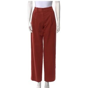 Brunello Cucinelli Pleated Cropped Wide Leg Trousers 98% cotton US 2